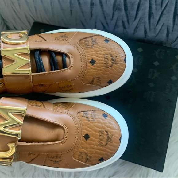 MCM Cognac shoes with box - Picture 4 of 11